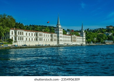 Nice old palace in the beach of Bosphorus, Istanbul, Turkey