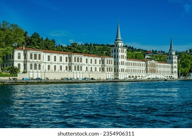 Nice old palace in the beach of Bosphorus, Istanbul, Turkey