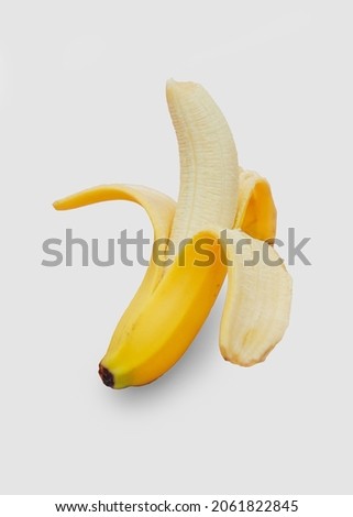 Nice Pealing Bright Yellow Banana