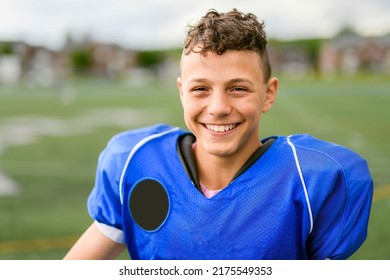 A Nice Portrait of a American Football Player - Powered by Shutterstock