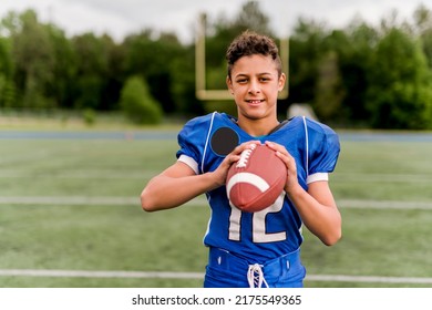 A Nice Portrait of a American Football Player - Powered by Shutterstock