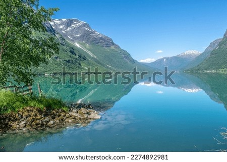 Nice reflectons in a magic valley