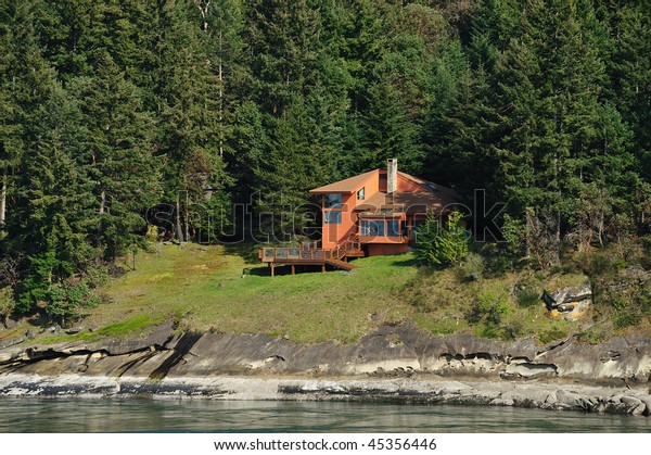 Nice Seaside House On Cliff Family Stock Photo Edit Now 45356446