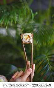 Nice Serving Of Sushi. Asian Food. Food Photography