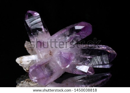 Nice, sharp, translucent, lustrous Amethyst Crystals from Las Vigas de Ramírez, Veracruz, Mexico