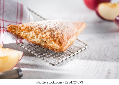 Nice and tasty "Apfeltaschen" from germany - Shutterstock ID 2254724893