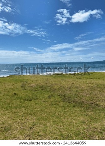 A nice view from Browns Bay Beach front in Auckland. Jan 2024