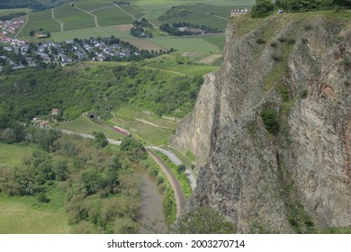 A Nice View To Der Rotenfels Traisen Germany