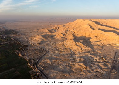 A Nice View From Hot Air Balloon In Luxor Egypt