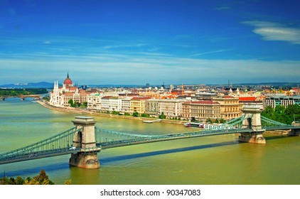 Nice View On Budapest, Hungary