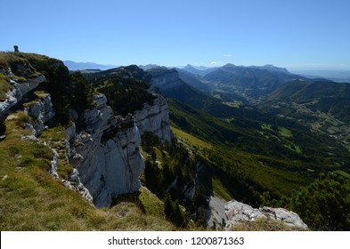 Nice View On The Chartreuse Mountains From The Granier Summit - France