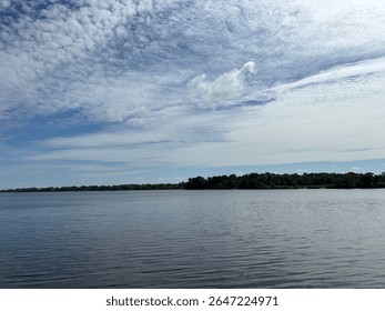 Nice view on river with clouds , river , cloud , nature , water