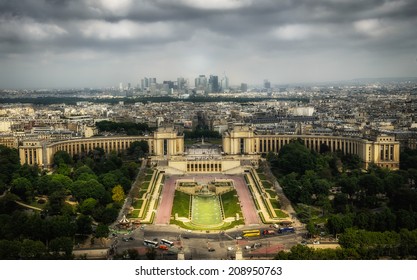 A nice view of Paris from Eiffel tower.