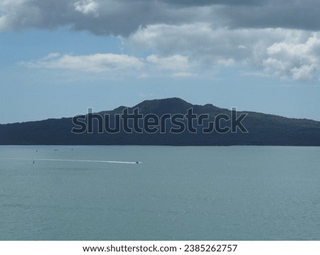 A nice view of rangitoto island from north head in devonport.