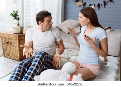 Nice Young Couple Having An Argument