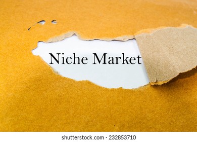 Niche Market Concept On Brown Envelope 