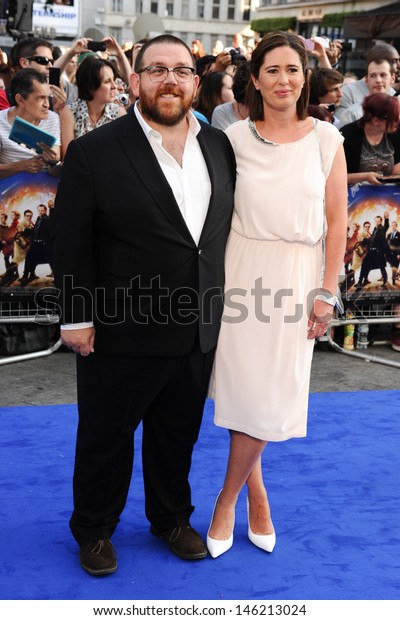 Nick Frost Wife Christina Frost Arrives Stock Photo Edit Now 146213024