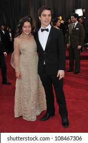 Nick Krause & Amara Miller At The 84th Annual Academy Awards At The Hollywood & Highland Theatre, Hollywood. February 26, 2012  Los Angeles, CA Picture: Paul Smith / Featureflash