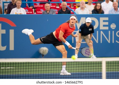 Nick Kyrgios And Stefanos Tsitsipas (GRE) Fell To Juan Sebastian Cabal And Robert Farah (COL) At The Citi Open Tennis Tournament In Washington DC On July 29, 2019