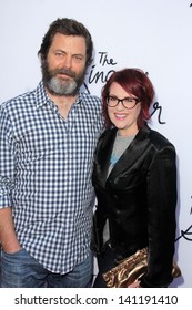 Nick Offerman And Megan Mullally At 