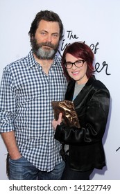 Nick Offerman And Megan Mullally At 