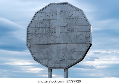 Nickel Monument In Sudbury Ontario Canada