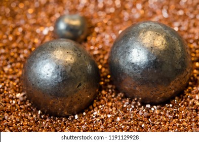 Nickel Spheres On Copper