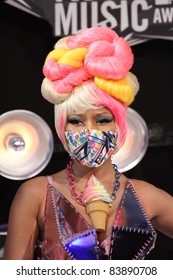 Nicki Minaj At The 2011 MTV Video Music Awards Arrivals, Nokia Theatre LA Live, Los Angeles, CA 08-28-11