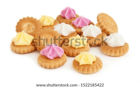 Nic-nac, belgian biscuits isolated on white background