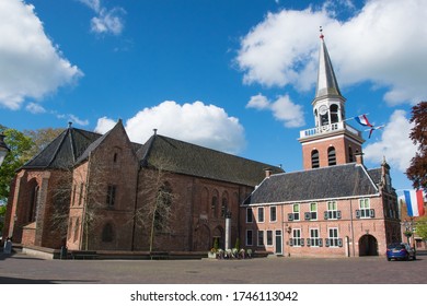 Nicolai church in Appingedam on a sunny day, province of Groningen, Netherlands