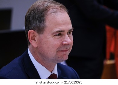 Nicolai Wammen ,Minister For Finance Arrives To Attend In An Economic And Financial Affairs Council Configuration (ECOFIN) In Brussels, Belgium On July 12, 2022.