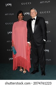 Nicole Avant And Ted Sarandos At The 10th Annual LACMA ART+FILM GALA Presented By Gucci Held At The LACMA In Los Angeles, USA On November 6, 2021.