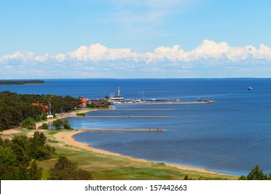 Nida Port On Curonian Spit, Lithuania.