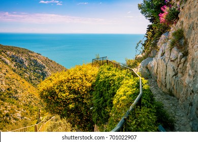 Nietzsche Footpath,  Eze Village, France.