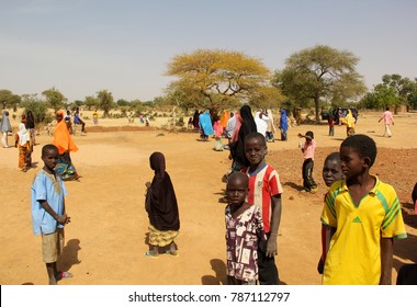 Niger, Niamey - December 20, 2017: People Who Meet And Have Fun
