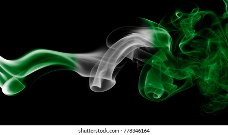 Nigeria Smoke Flag