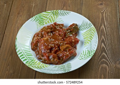 Nigerian Beef Stew Tomato Based Stew Stock Photo Edit Now 572489254
