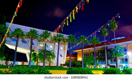 Night At The American University Of Beirut, Lebanon                   