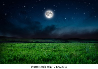 15,783 Flower field at night Stock Photos, Images & Photography ...