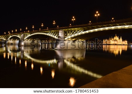 Similar – Brücke im Mondschein Licht