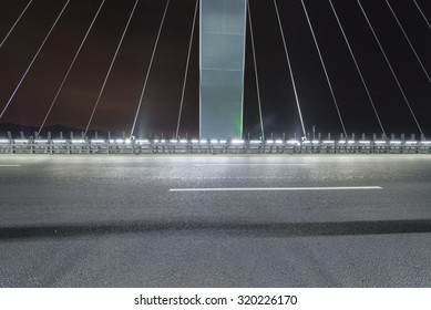 Night cable-stayed bridge 