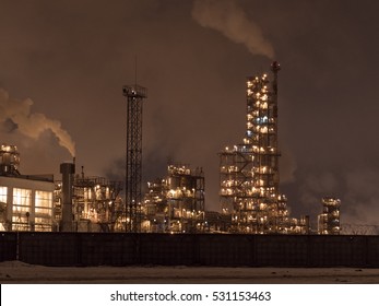 Night Chemical Plant