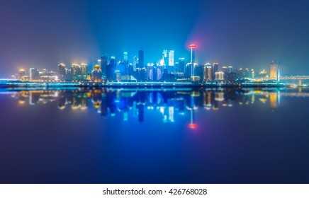 Night Chongqing Harbor