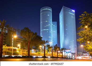 Night city, Azrieli center, Israel