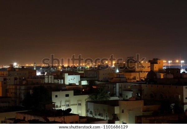 Night\
city scape of Jeddah city Saudi Arabia.al\
marwah