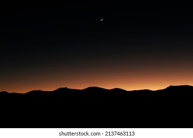 Night Fall Death Valley Ca.