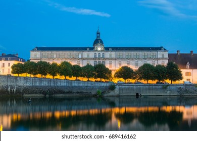 Chalon-sur-Saône At Night, France 