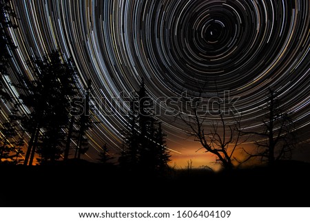 Similar – Image, Stock Photo moonlight Dusk Night Moon