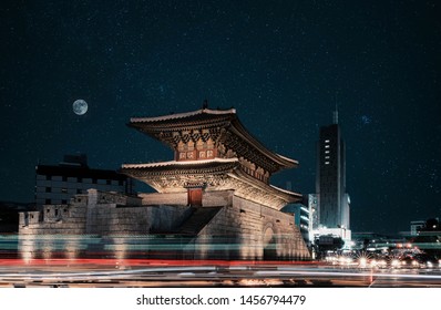 Night At Heunginjimun Gate (Dongdaemun)