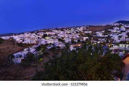 Night Landscape Of Apollonia Sifnos Greece